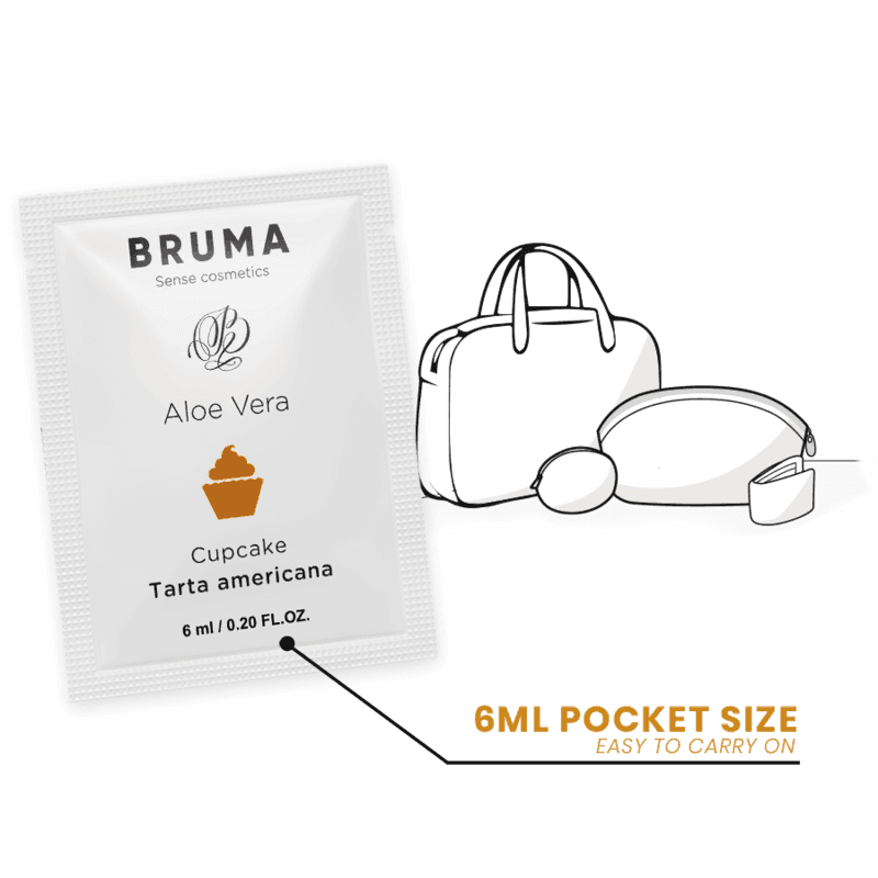 BRUMA - ALOE VERA GLEITGEL CUPCAKE-GESCHMACK 6 ML - Vanelion Paradise