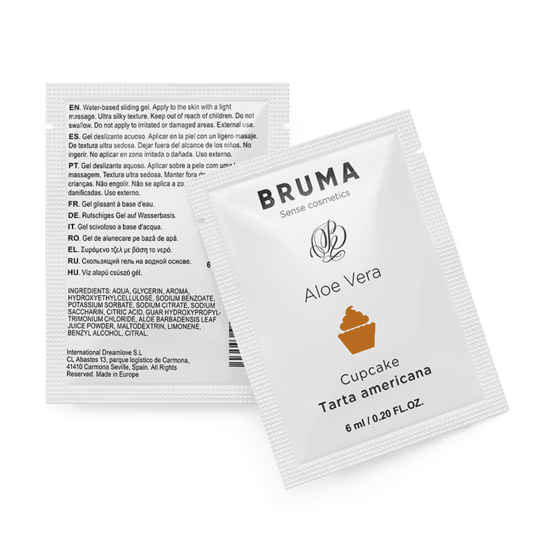 BRUMA - ALOE VERA GLEITGEL CUPCAKE-GESCHMACK 6 ML - Vanelion Paradise