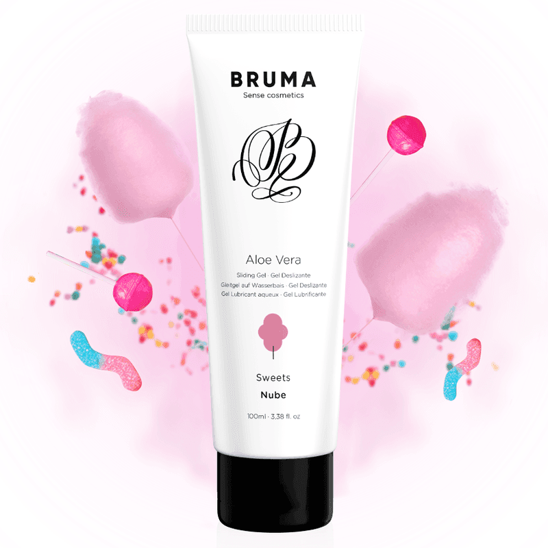 BRUMA - ALOE VERA GLEITGEL ZUCKERWATTE GESCHMACK 100 ML - Vanelion Paradise