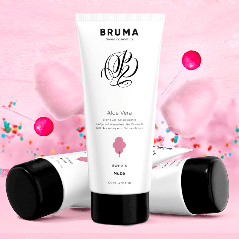 BRUMA - ALOE VERA GLEITGEL ZUCKERWATTE GESCHMACK 100 ML - Vanelion Paradise