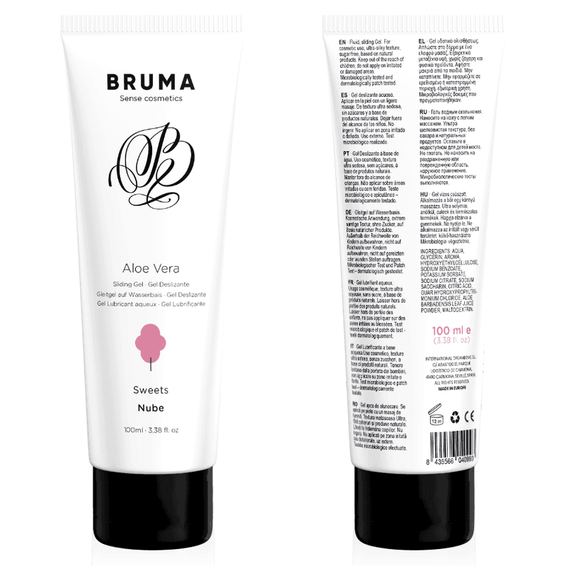 BRUMA - ALOE VERA GLEITGEL ZUCKERWATTE GESCHMACK 100 ML - Vanelion Paradise