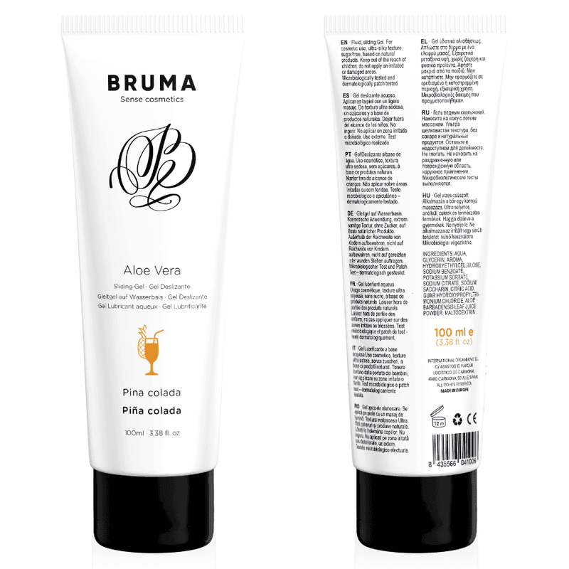 BRUMA - ALOE VERA GLEITGEL PINA COLADA GESCHMACK 100 ML - Vanelion Paradise