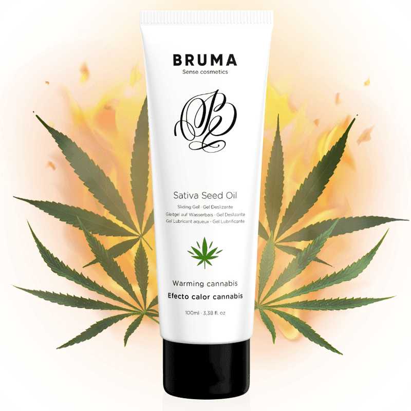 BRUMA Sativa-Samenöl Cannabis Gleitgel wärmend 100 ml - Vanelion Paradise