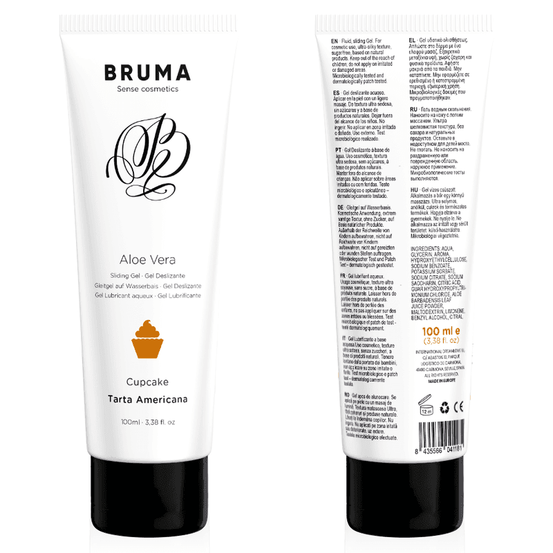 BRUMA - ALOE VERA GLEITGEL CUPCAKE-GESCHMACK 100 ML - Vanelion Paradise