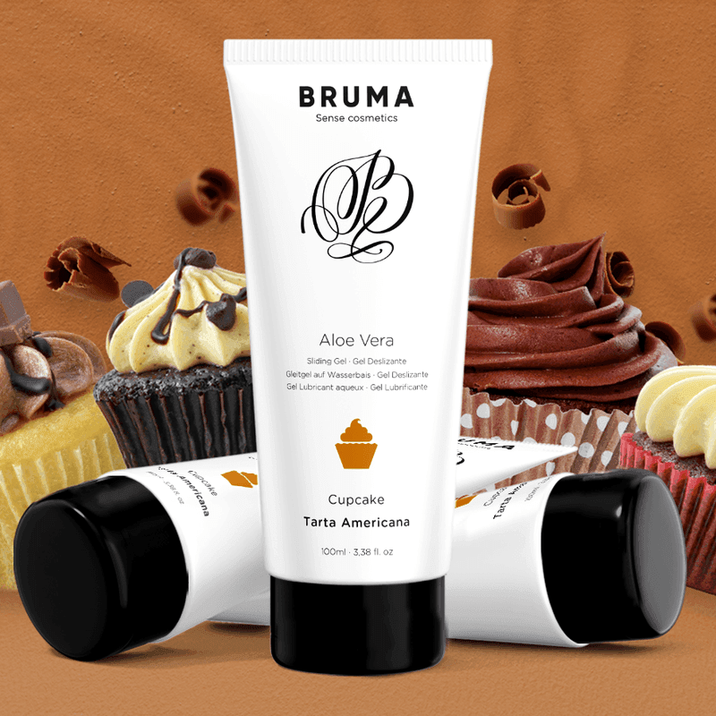 BRUMA - ALOE VERA GLEITGEL CUPCAKE-GESCHMACK 100 ML - Vanelion Paradise