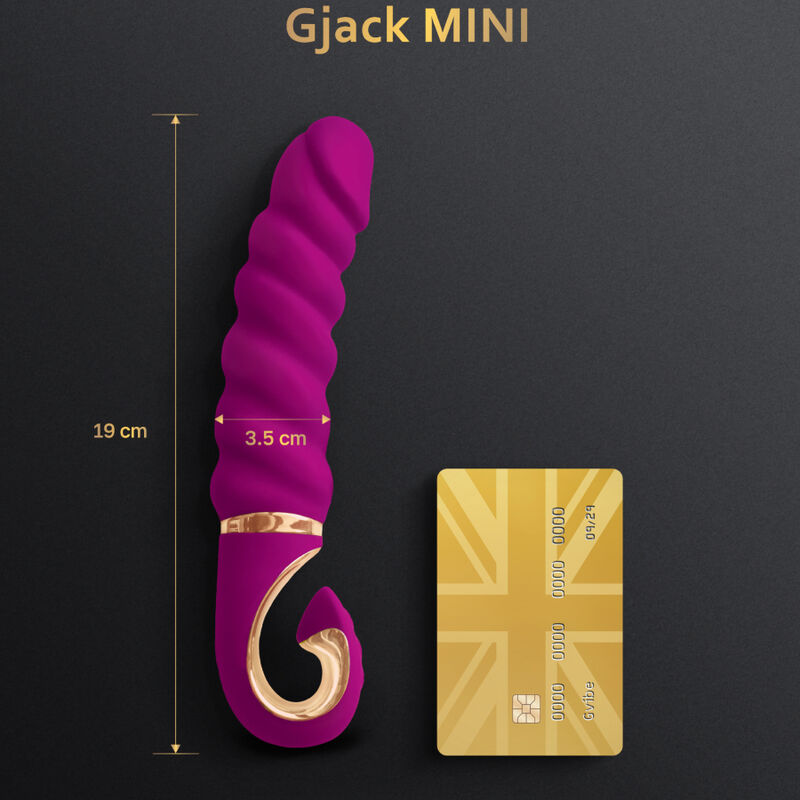 G-VIBE - GJACK MINI LILA VIBRATOR AUS SILIKON