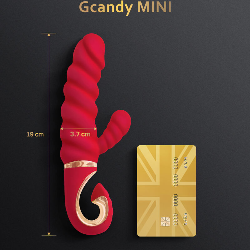 G-VIBE - GCANDY MINI ROTER VIBRATOR AUS SILIKON