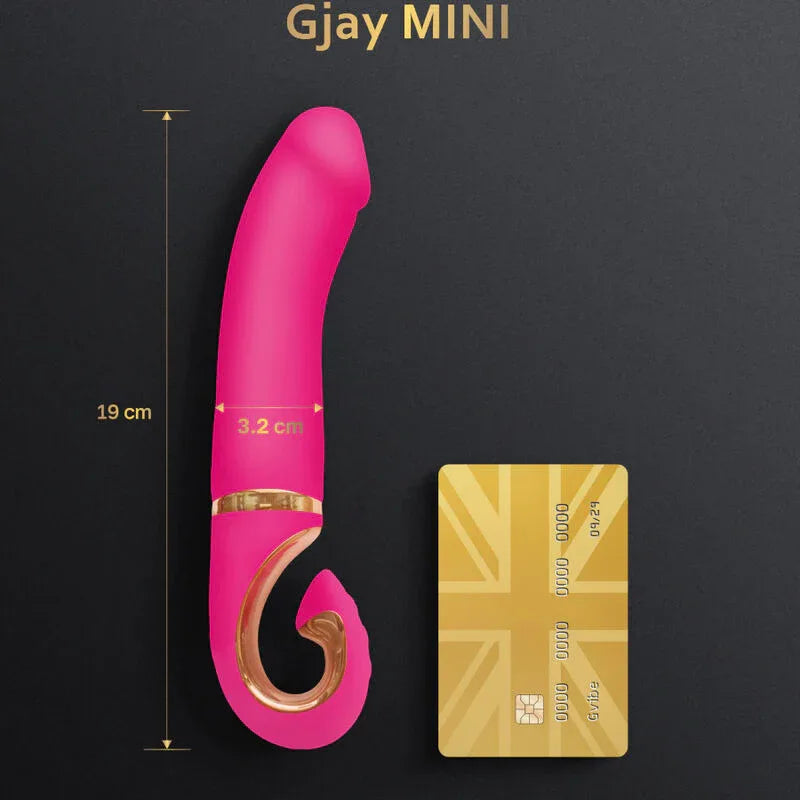 G-VIBE - GJAY MINI ROSA SILIKONVIBRATOR - Vanelion Paradise
