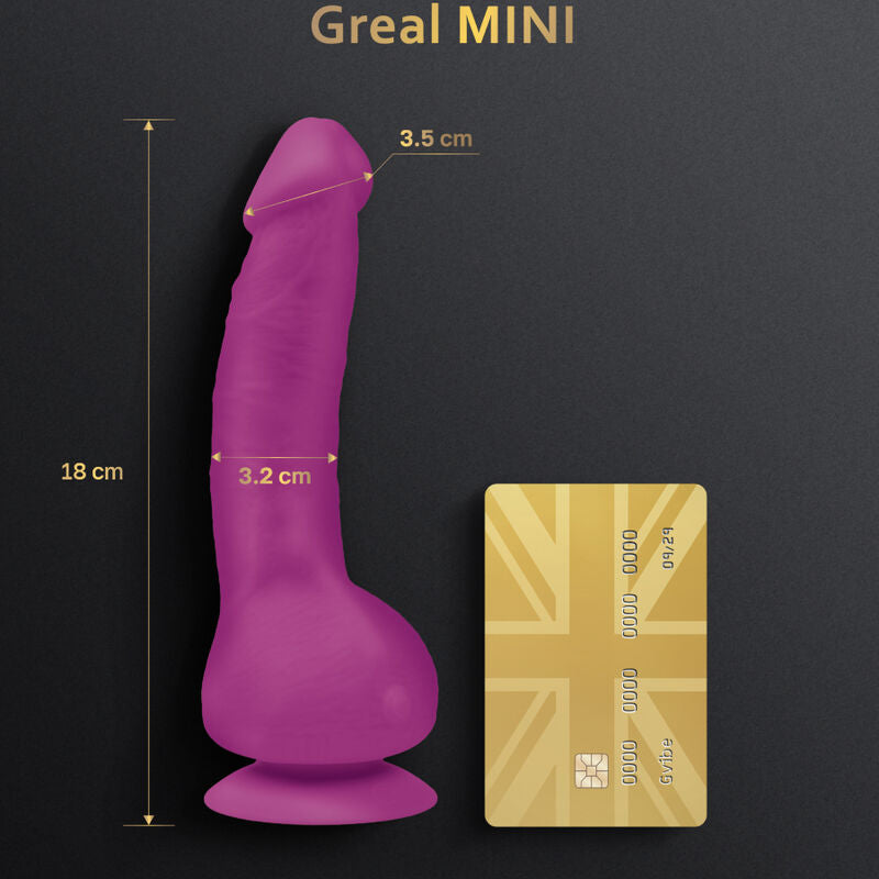 G-VIBE - GREAL MINI FUCHSIA SILIKON VIBRATOR DILDO