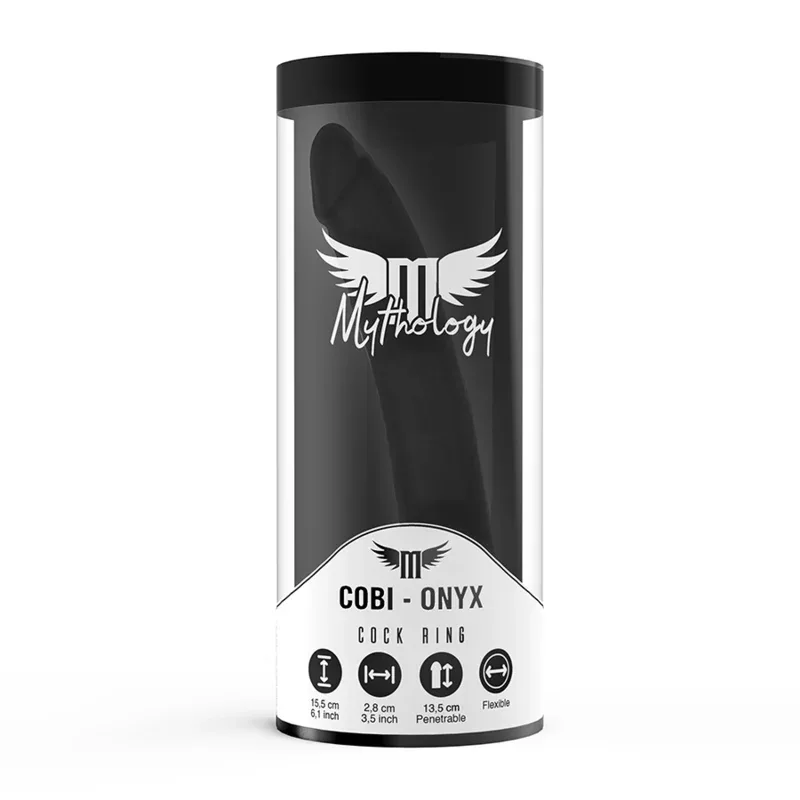MYTHOLOGY - COBI ONYX ANAL DILDO MIT SCHWANZ- UND HODENRING 13 CM SILIKON - Vanelion Paradise
