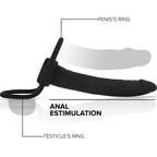 MYTHOLOGY - COBI ONYX ANAL DILDO MIT SCHWANZ- UND HODENRING 13 CM SILIKON - Vanelion Paradise