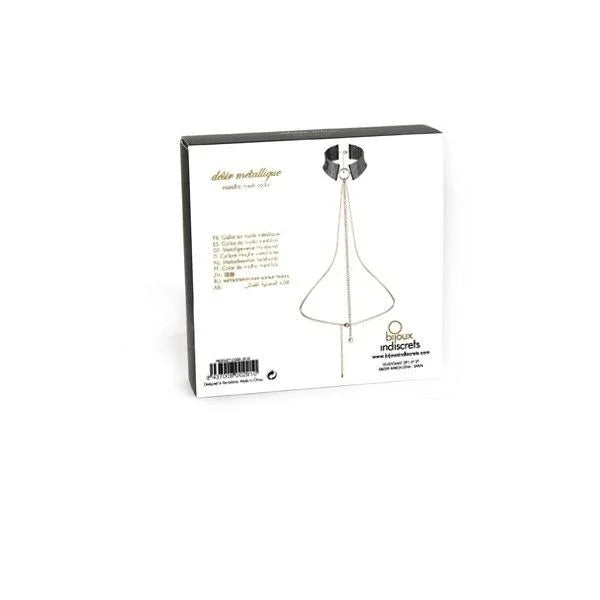 BIJOUX - DÉSIR MÉTALLIQUE SCHWARZE METALLIC-HALSKETTE - Vanelion Paradise