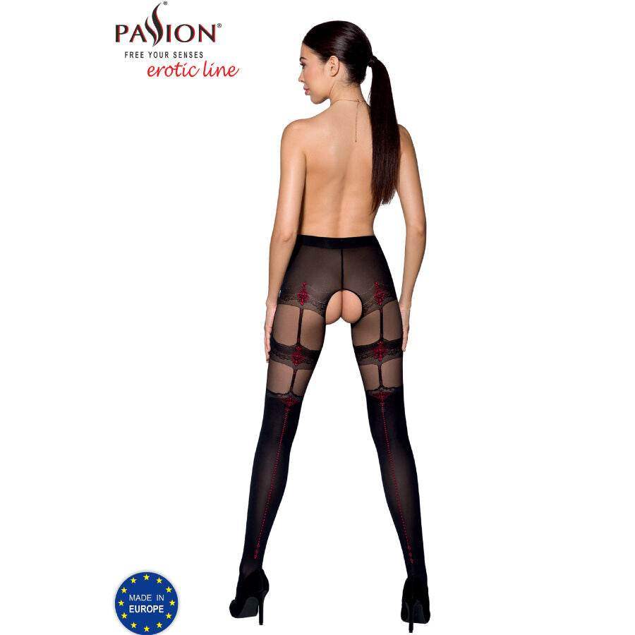 PASSION - TIOPEN 017 SCHWARZE STRUMPFHOSE 1/2 20/40 DEN - Vanelion Paradise