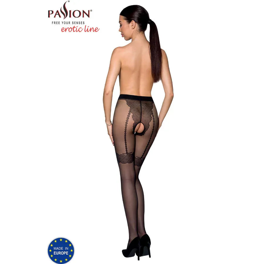 PASSION - TIOPEN 016 SCHWARZE STRUMPFHOSE 1/2 20 DEN - Vanelion Paradise