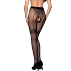 PASSION - TIOPEN 016 SCHWARZE STRUMPFHOSE 1/2 20 DEN - Vanelion Paradise
