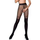 PASSION - TIOPEN 012 SCHWARZE STRUMPFHOSE 1/2 20/40 DEN - Vanelion Paradise