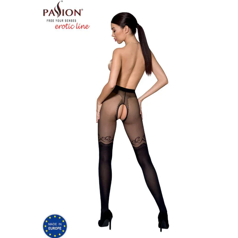 PASSION - TIOPEN 012 SCHWARZE STRUMPFHOSE 1/2 20/40 DEN - Vanelion Paradise