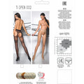 PASSION - TIOPEN 002 SCHWARZE STRUMPFHOSE 1/2 20 DEN - Vanelion Paradise