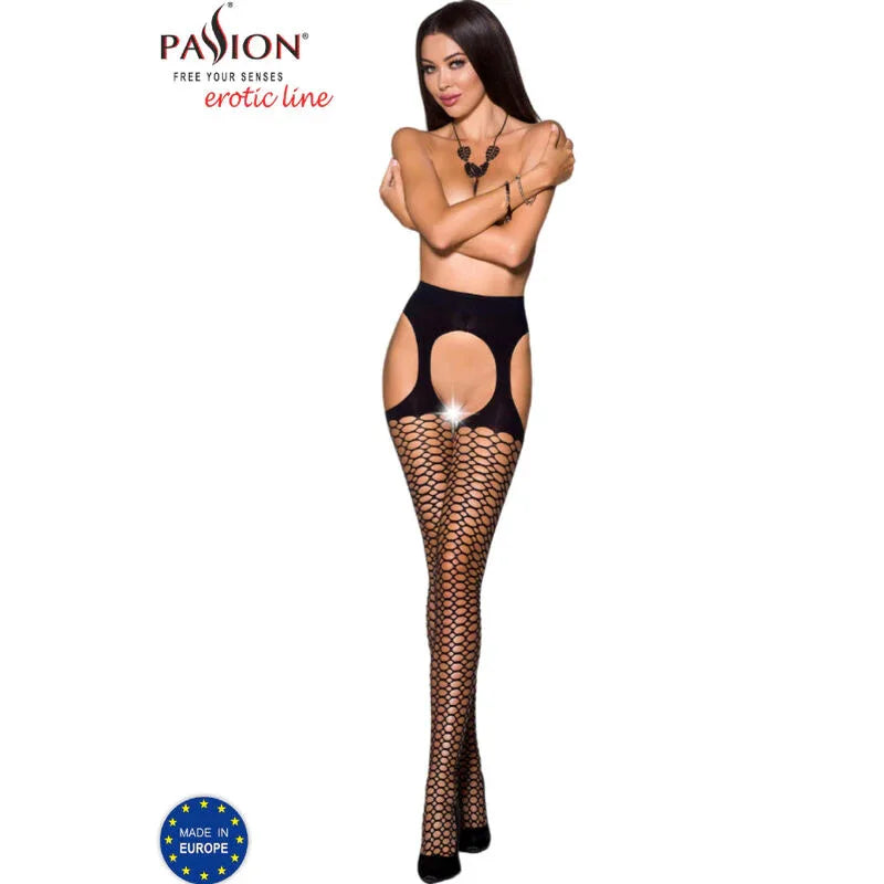 PASSION - TIOPEN 004 SCHWARZE STRUMPFHOSE 1/2 40 DEN - Vanelion Paradise