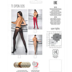 PASSION - TIOPEN 005 SCHWARZE STRUMPFHOSE 1/2 60 DEN - Vanelion Paradise