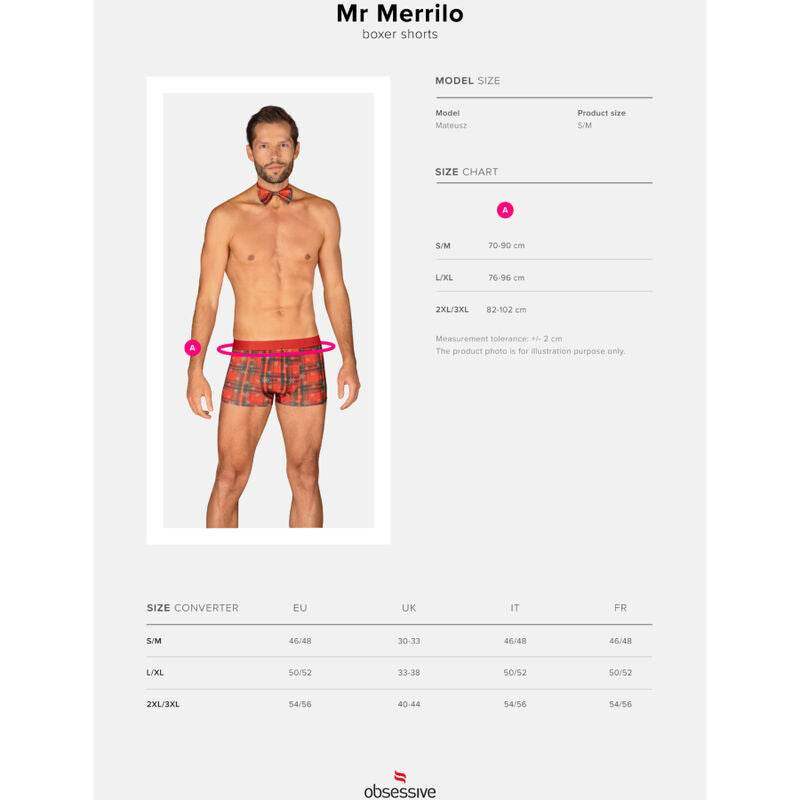 OBSESSIVE - MS MERRILO BOXERSHORTS & FLIEGE XXL/XXXL - Vanelion Paradise