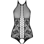 PASSION - BS094 SCHWARZER BODYSTOCKING, EINE GRÖSSE - Vanelion Paradise
