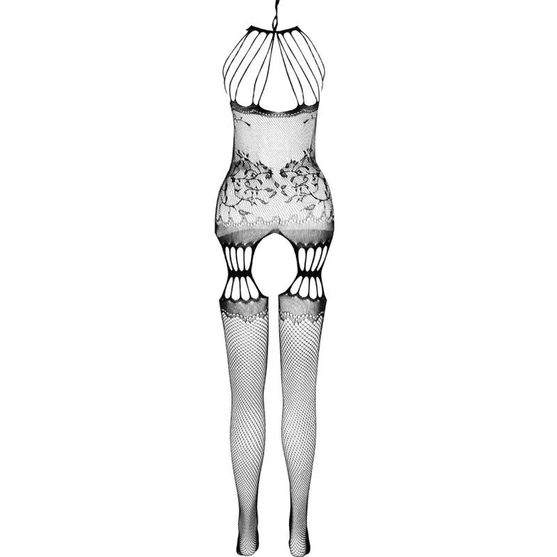 PASSION - BS095 SCHWARZER BODYSTOCKING, EINE GRÖSSE - Vanelion Paradise