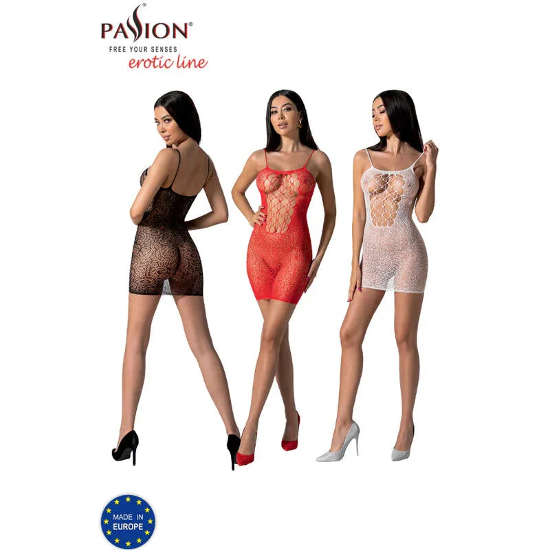PASSION - BS096 SCHWARZER BODYSTOCKING, EINE GRÖSSE - Vanelion Paradise