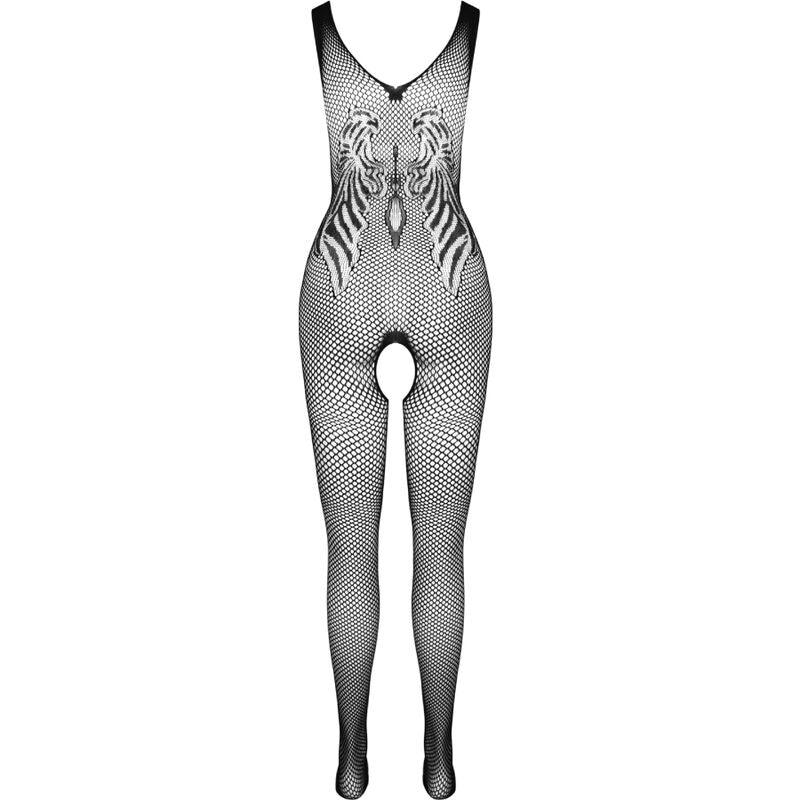PASSION - BS098 SCHWARZER BODYSTOCKING, EINE GRÖSSE - Vanelion Paradise