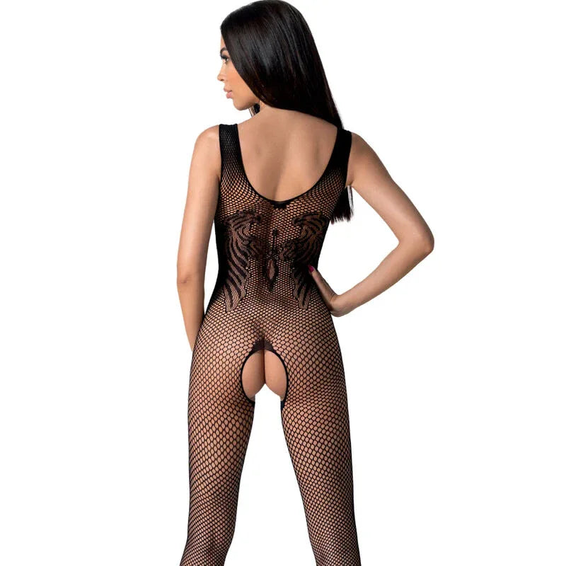 PASSION - BS098 SCHWARZER BODYSTOCKING, EINE GRÖSSE - Vanelion Paradise