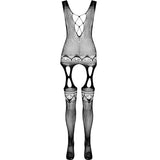 PASSION - BS099 SCHWARZER BODYSTOCKING, EINE GRÖSSE - Vanelion Paradise