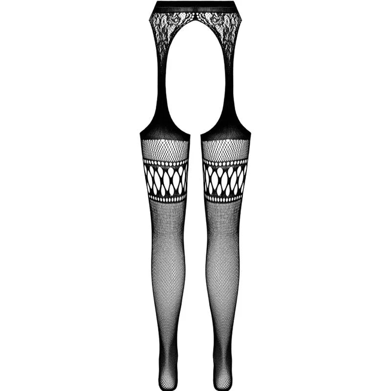 PASSION - S026 SCHWARZE STRUMPFSTRUMPFHOSE, EINE GRÖSSE - Vanelion Paradise