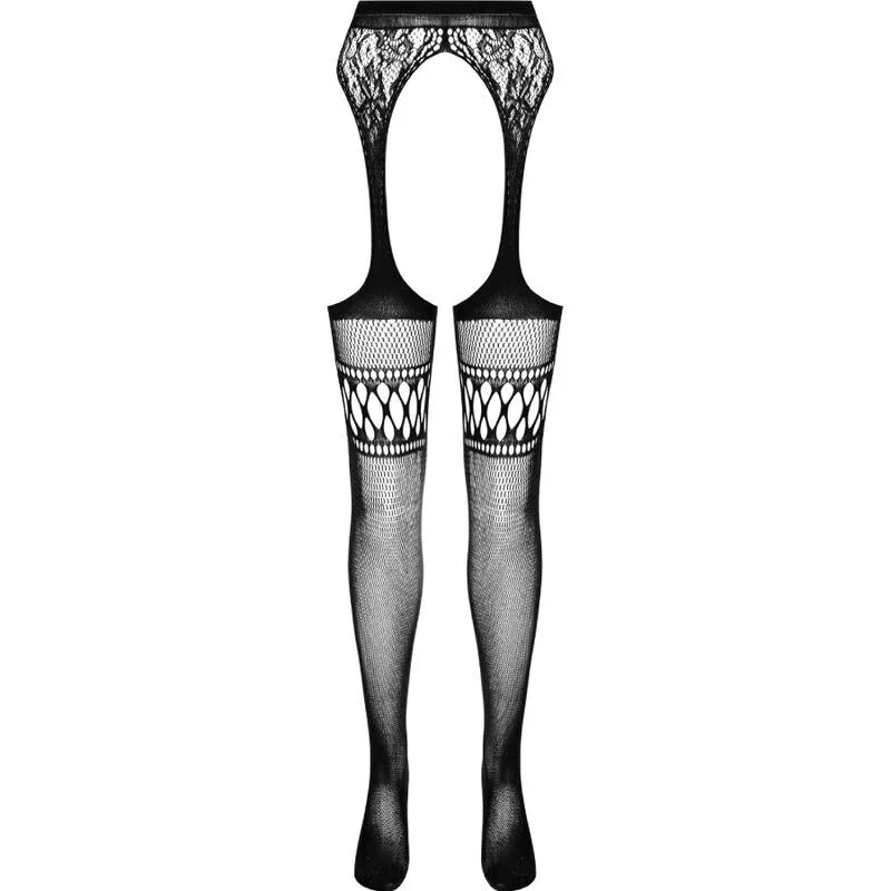 PASSION - S026 SCHWARZE STRUMPFSTRUMPFHOSE, EINE GRÖSSE - Vanelion Paradise