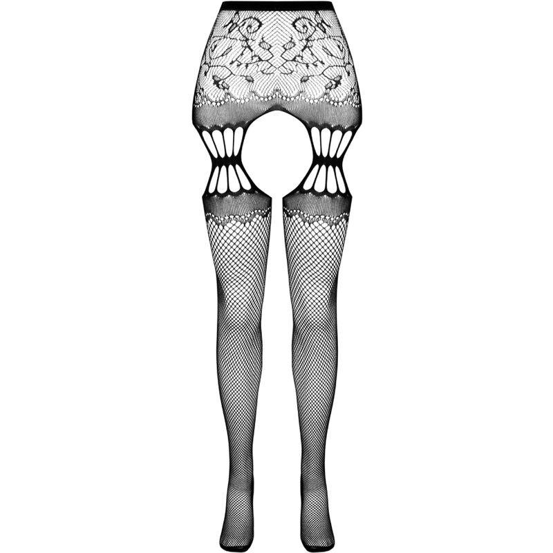 PASSION - S027 SCHWARZE STRUMPFSTRUMPFHOSE, EINE GRÖSSE - Vanelion Paradise