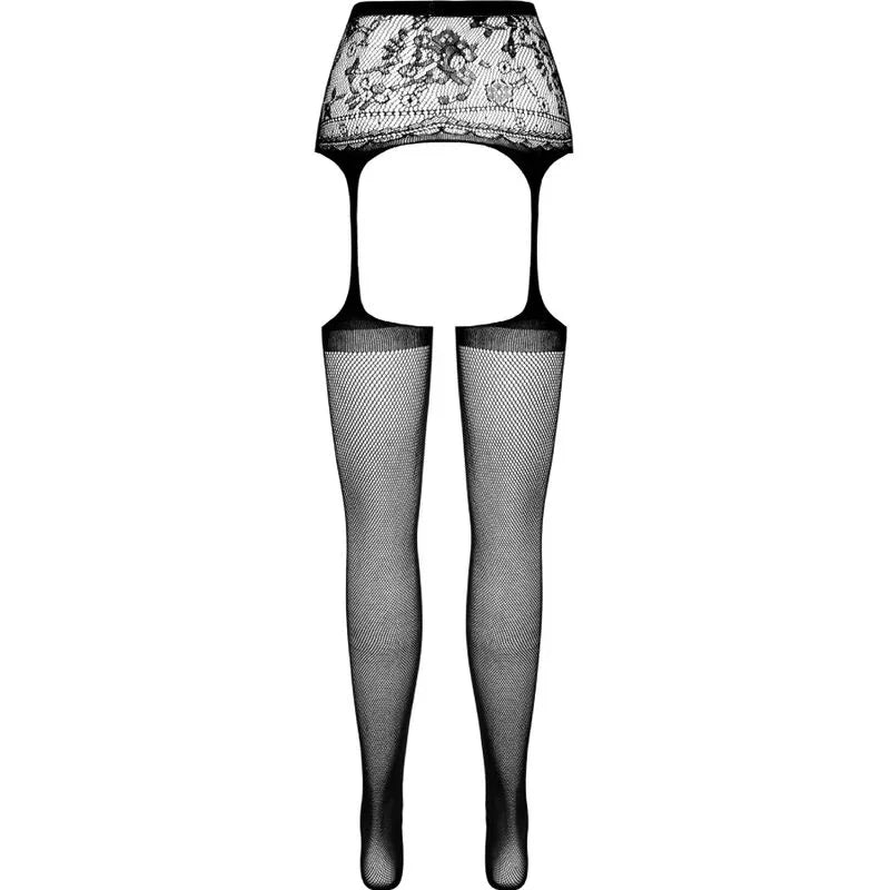 PASSION - S028 SCHWARZE STRUMPFSTRUMPFHOSE, EINE GRÖSSE - Vanelion Paradise