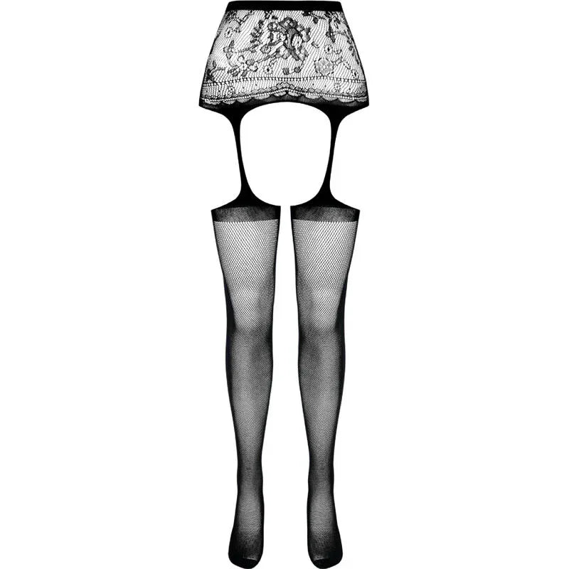 PASSION - S028 SCHWARZE STRUMPFSTRUMPFHOSE, EINE GRÖSSE - Vanelion Paradise