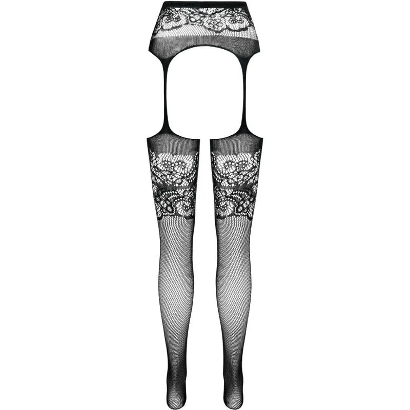 PASSION - S029 SCHWARZE STRUMPFSTRUMPFHOSE, EINE GRÖSSE - Vanelion Paradise
