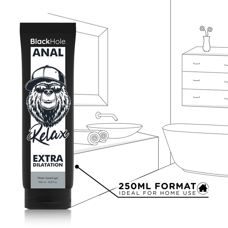 BLACK HOLE - GEL ANAL DILATION AUF WASSERBASIS 250 ML