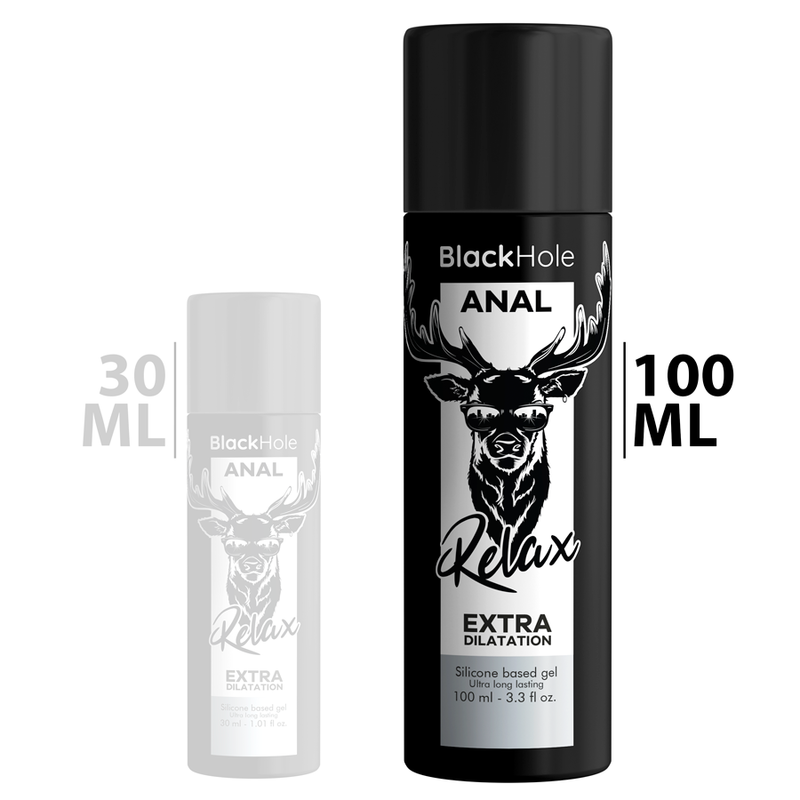 BLACK HOLE - SCHWARZES LOCH-GEL-SILIKON-BASIS-ANAL-DILATION 100 ML