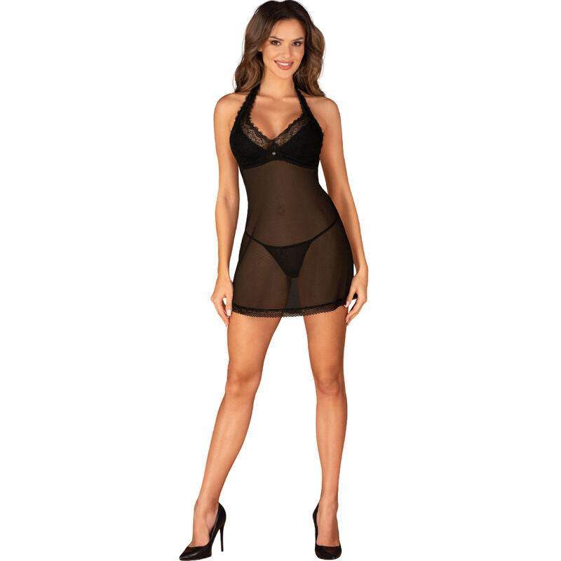OBSESSIVE - MEDILLA CHEMISE & TANGA XS/S - Vanelion Paradise