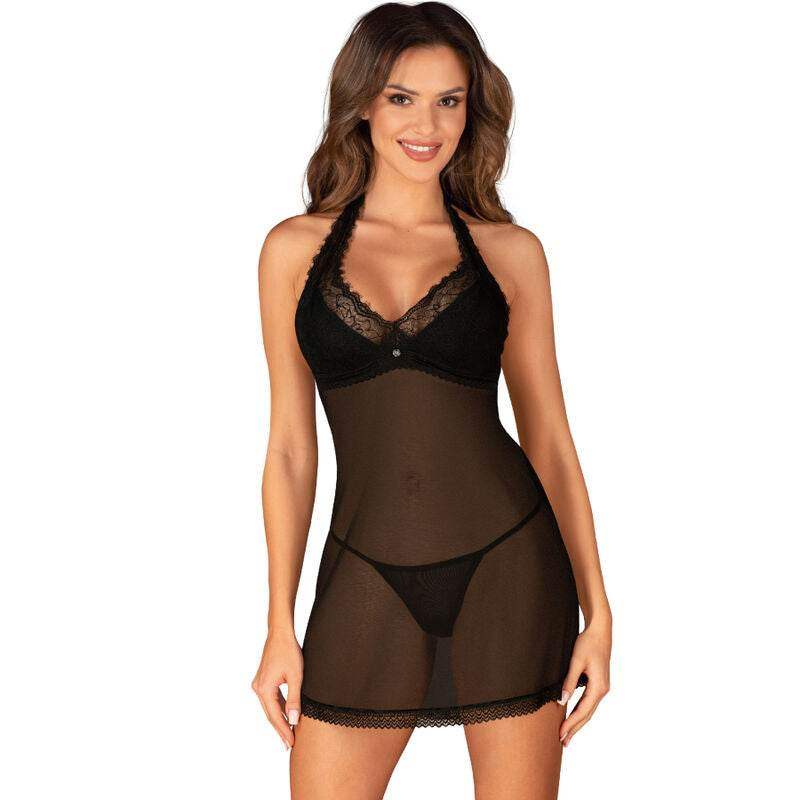 OBSESSIVE - MEDILLA CHEMISE & TANGA XS/S - Vanelion Paradise