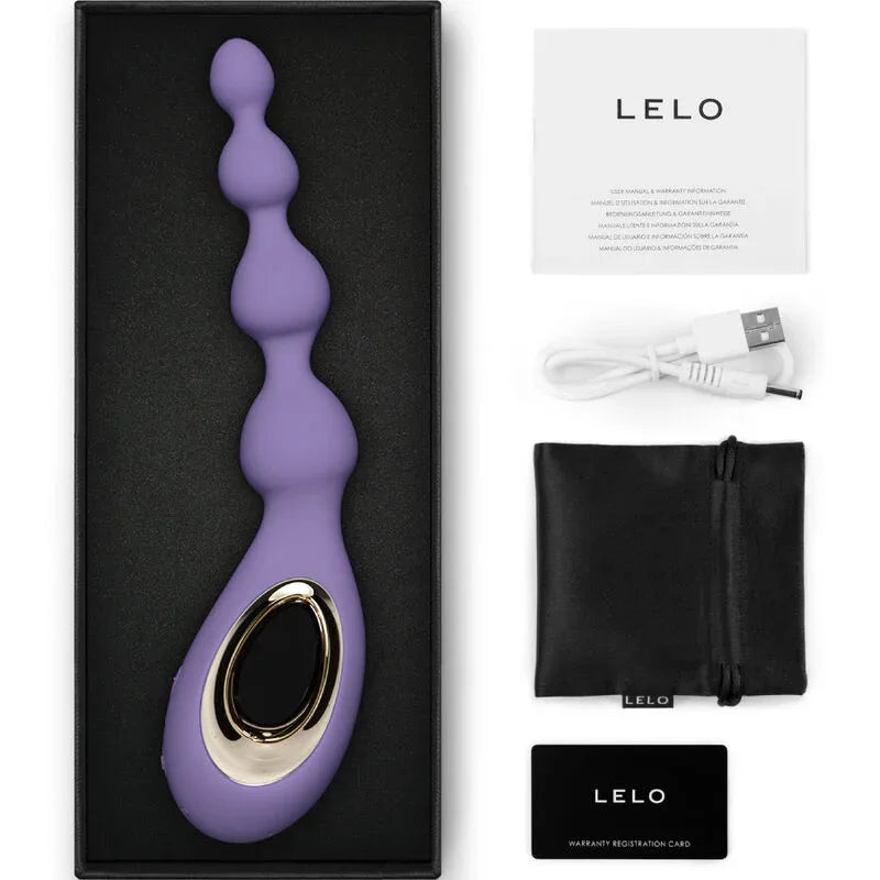 LELO - SORAYA BEADS VIOLET ANAL MASSAGER - Vanelion Paradise
