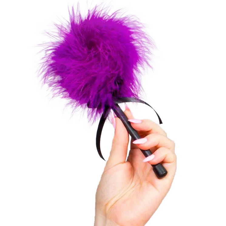 SECRETPLAY - ROSA LILA MARABOU-Staubtuch - Vanelion Paradise