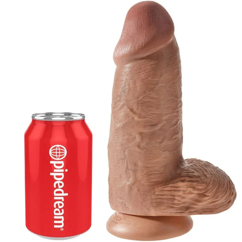 KING COCK - POLLIGER REALISTISCHER PENIS 23 CM KARAMELL - Vanelion Paradise