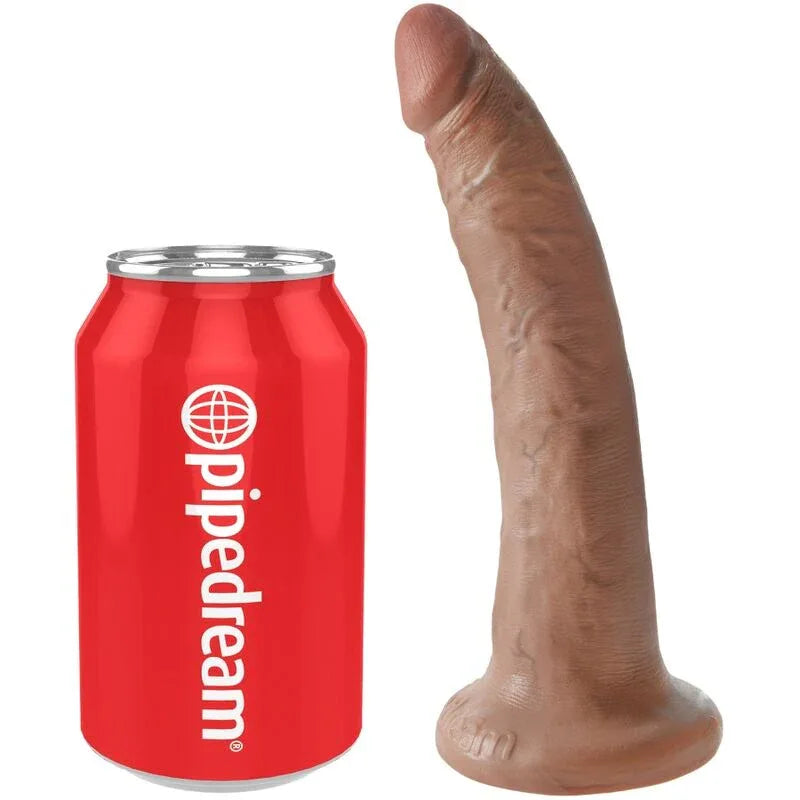 KING COCK - REALISTISCHER PENIS 17.5 CM KARAMELL - Vanelion Paradise