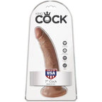 KING COCK - REALISTISCHER PENIS 17.5 CM KARAMELL - Vanelion Paradise