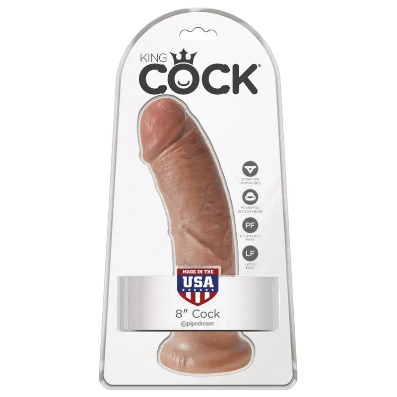KING COCK - REALISTISCHER PENIS 19.5 CM KARAMELL - Vanelion Paradise