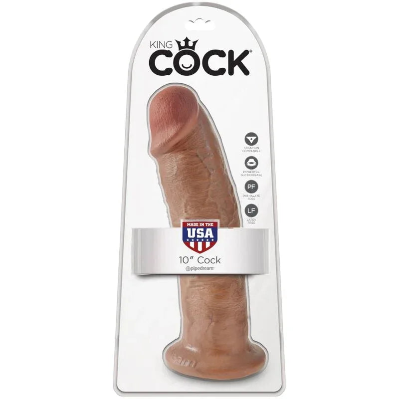KING COCK - REALISTISCHER PENIS 24 CM KARAMELL - Vanelion Paradise