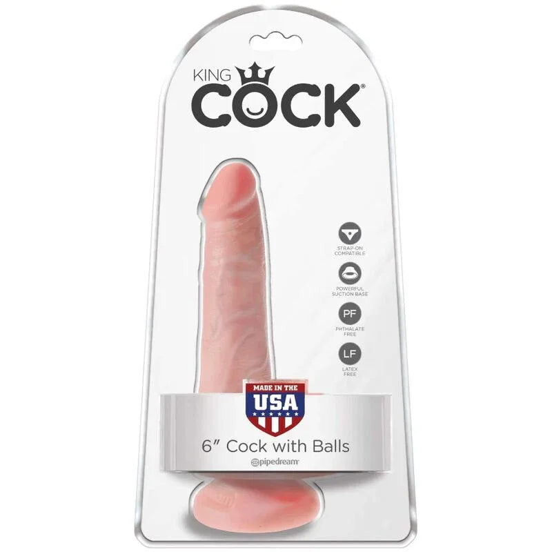 KING COCK - REALISTISCHER PENIS MIT EIER 13.5 CM LEICHT - Vanelion Paradise