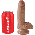 KING COCK - REALISTISCHER PENIS MIT KUGELN 13.2 CM KARAMELL - Vanelion Paradise